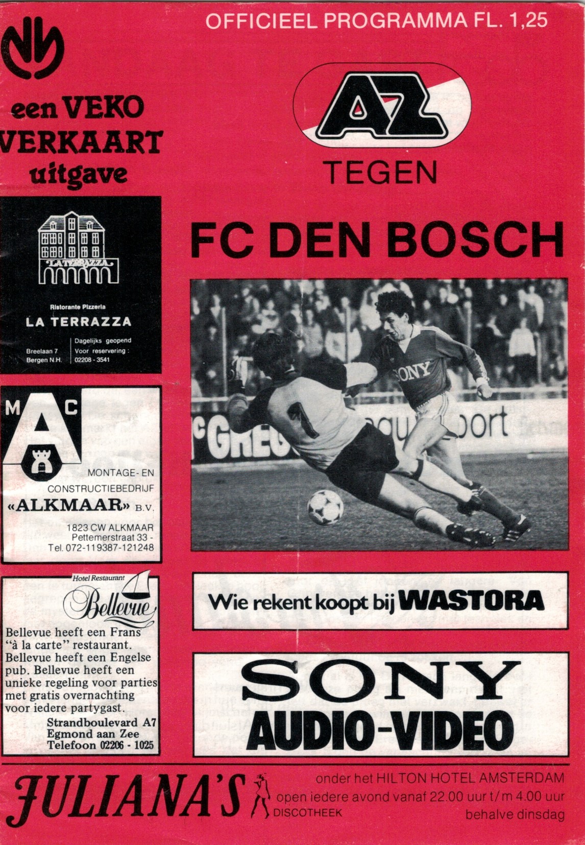 AZ Programma 23-apr-1984 Den Bosch thuis